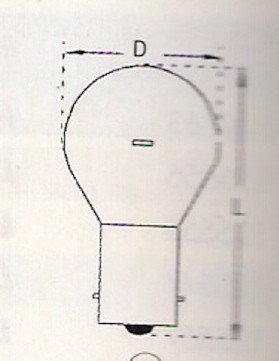 Microskop  P 6144F  16V  8A  BA21D  40x63mm